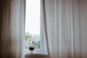 window and curtain 